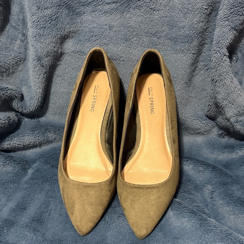 Call It Spring Grey Loafers Women's